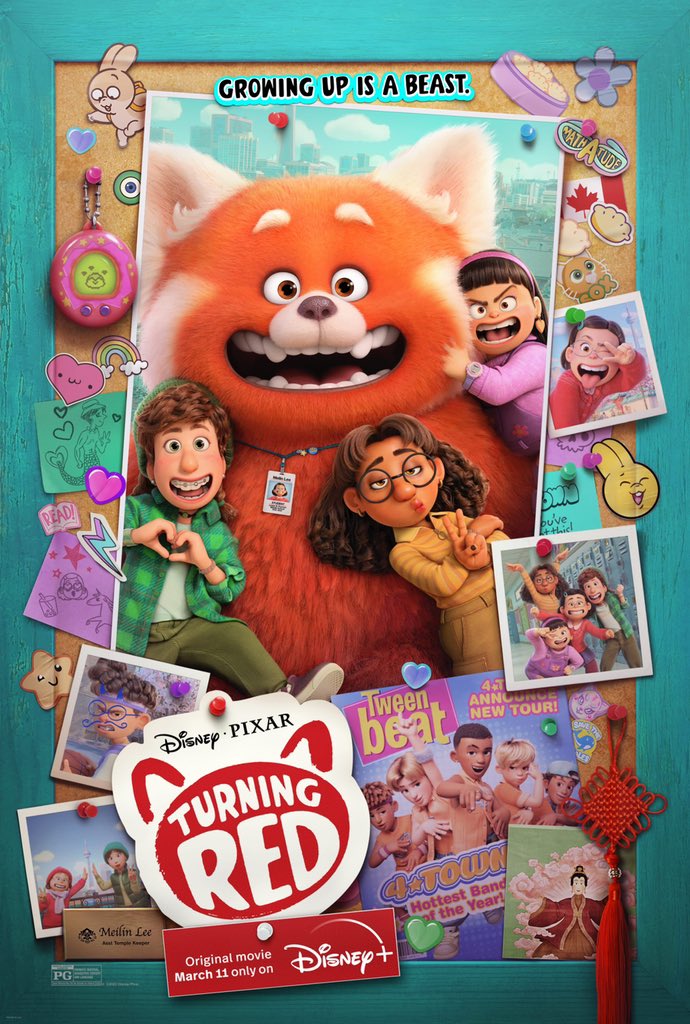 Turning Red' Review: Beware the Red-Furred Monster - The New York