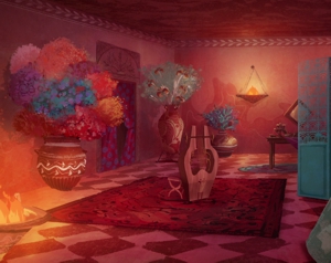 Screenshot: Ariadne's bedroom.